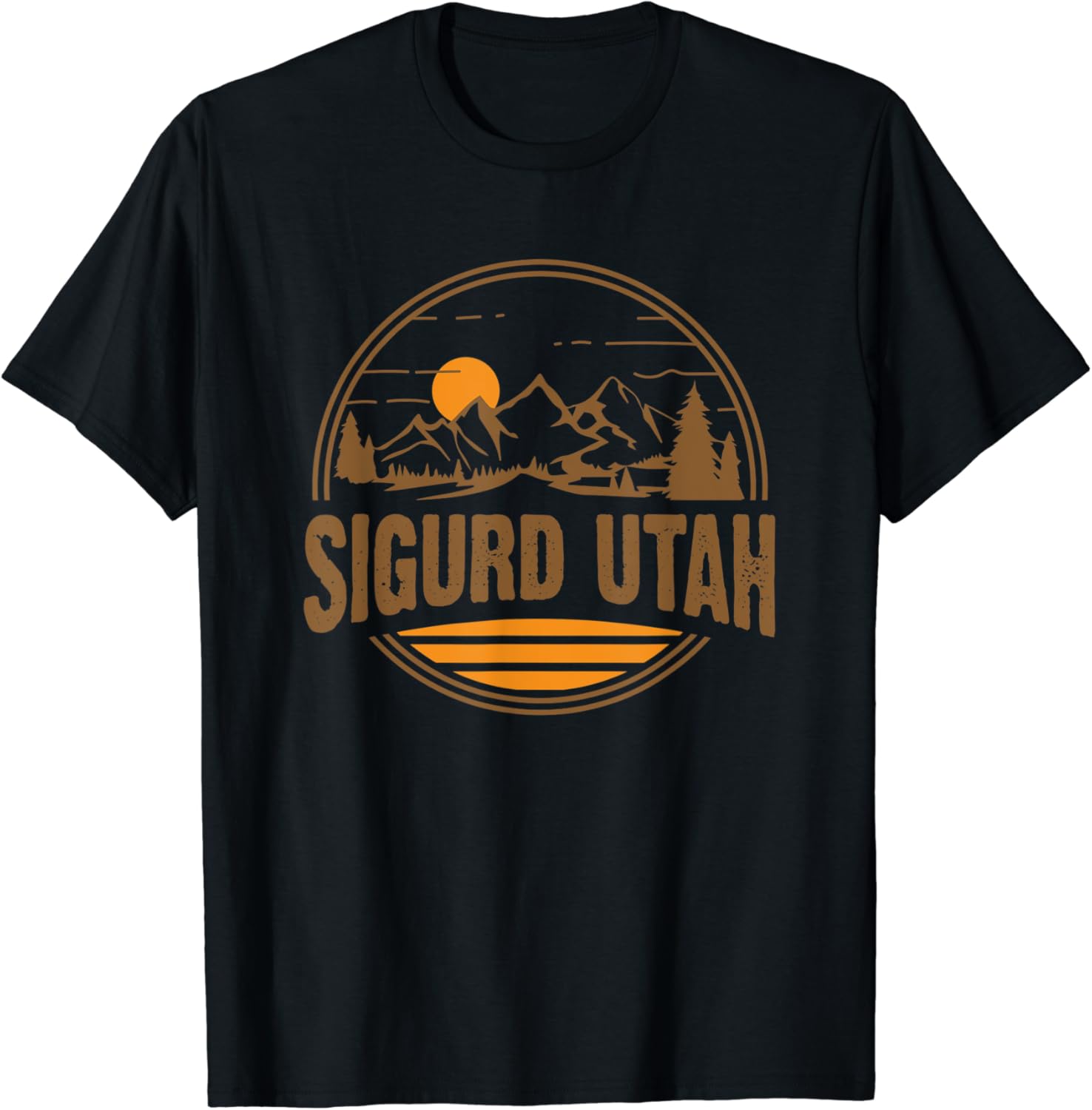 Vintage Sigurd, Utah Mountain Hiking Souvenir Print TShirt
